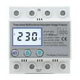 thumbnail image 1 of Protector de voltaje ajustable trifásico LCD multifuncional con restablecimiento automático STVP-932 230 V 400 V CA (80 A), 1 of 14
