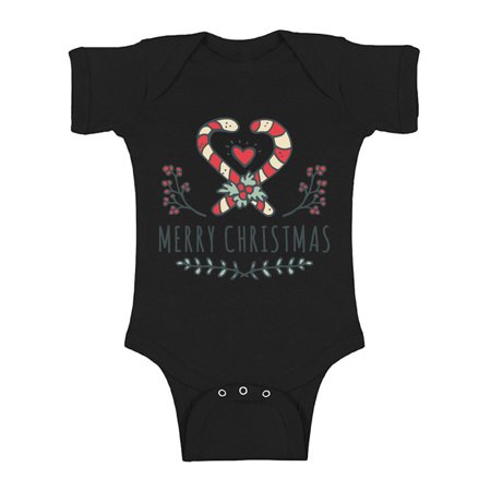 

Awkward Styles Ugly Christmas Baby Outfit Bodysuit Xmas Candy Romper