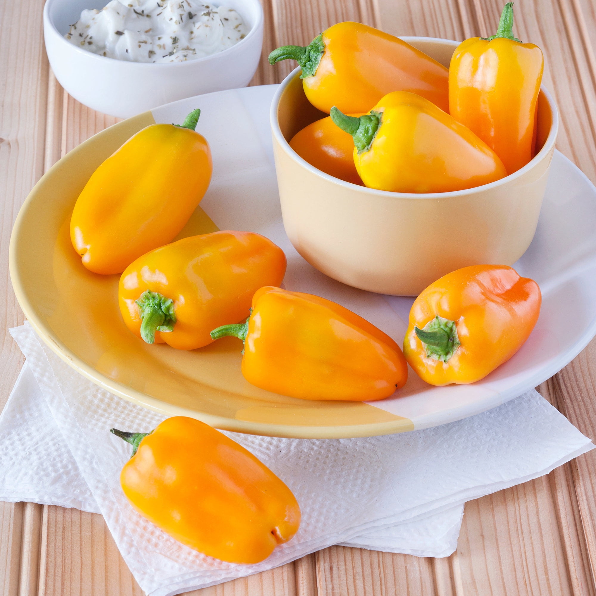 Bonnie Plants Orange Snacking Pepper 19.3 oz. 2-Pack