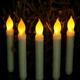 thumbnail image 6 of Sylvtty 6/12Pcs LED Electronic Candle Battery Operated Flameless Candle Realistic Flickering Flame Holiday Atmosphere Candle, 6 of 7