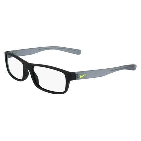 Image of Nike 5090 Full Rim Rectangle Matte Black/Wolf Gray Eyeglasses