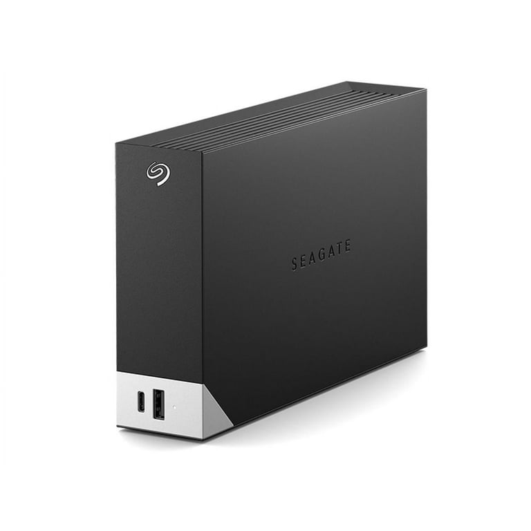 Seagate One Touch Hub 8TB External USB-C and USB 3.0 Desktop Hard Drive -  Black (STLC8000400)