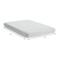 Sealy Waterproof Protection Mini Crib Mattress Pad, White, 38" L x 24
