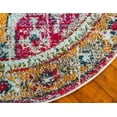 thumbnail image 6 of Unique Loom Vita Collection Area Rug - Haring (8' Round Multi/Gray), 6 of 7