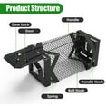 thumbnail image 2 of Humane Mouse Trap Cage Non Lethal Live Catch Rodent Trap Heavy Duty Metal Reusable Mouse Catcher for Mice Voles Hamsters Indoor Outdoor Pest Control Easy Release Pet Safe Home Garage Garden, 2 of 10