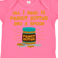 thumbnail image 4 of Inktastic Peanut Butter Spoon Boys or Girls Baby Bodysuit, 4 of 5
