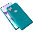 thumbnail image 5 of Nakedcellphone Kickstand Case Compatible with Motorola One 5G Ace, [Teal Mint] Slim Hard Shell Phone Cover View Stand for Moto XT2113, 5 of 7