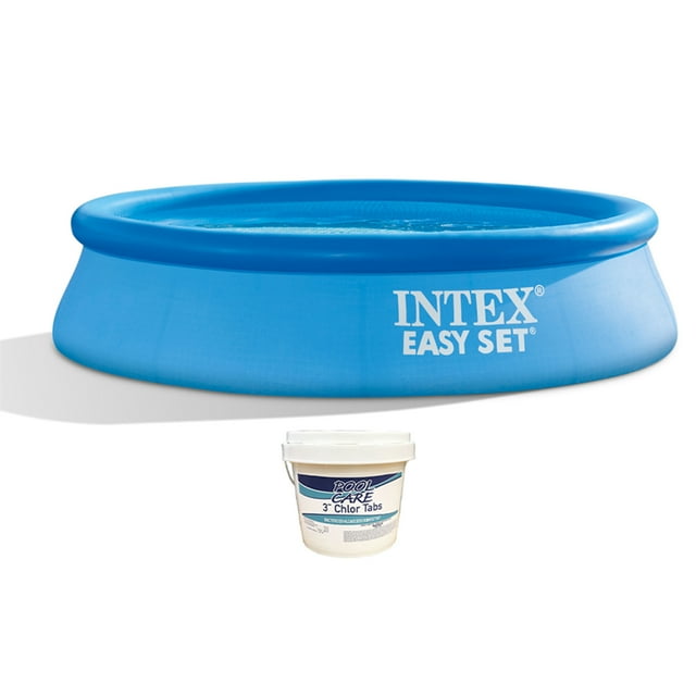Intex 28107EH Piscine 8 Pieds x 24 Pouces avec Filtre et Pastilles de Chlore