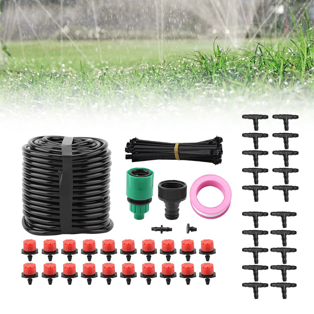 Details about   DIY Garden Automatic Micro Drip Irrigation System Kit Timer Sprinkler Watering 