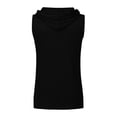 thumbnail image 5 of RYDCOT Men Fitness Muscle Print Sleeveless Hooded Bodybuilding Pocket Tight-drying Tops Black XL, 5 of 6