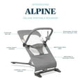 thumbnail image 6 of Open Box Baby Delight Alpine Deluxe Portable Baby Bouncer, for Infants 0-6 Months, Charcoal Tweed, 6 of 12