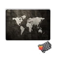 thumbnail image 1 of Funda izÜg Carcasa MacBook Air 13 pulgadas A2337 M1 A2179 A1932 Mapa Negro Satén bordado, 1 of 6