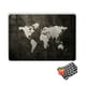 thumbnail image 1 of Funda izÜg Carcasa MacBook Air 13 pulgadas A2337 M1 A2179 A1932 Mapa Negro Satén bordado, 1 of 6