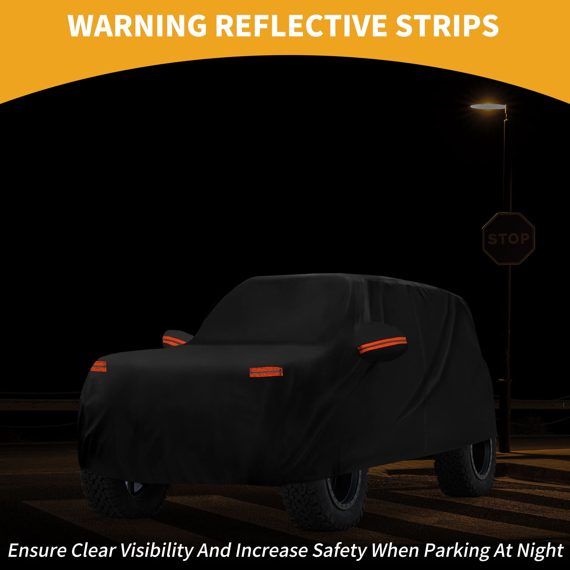 Unique Bargains Durable Waterproof Car Cover Black ["for Ford Bronco"]