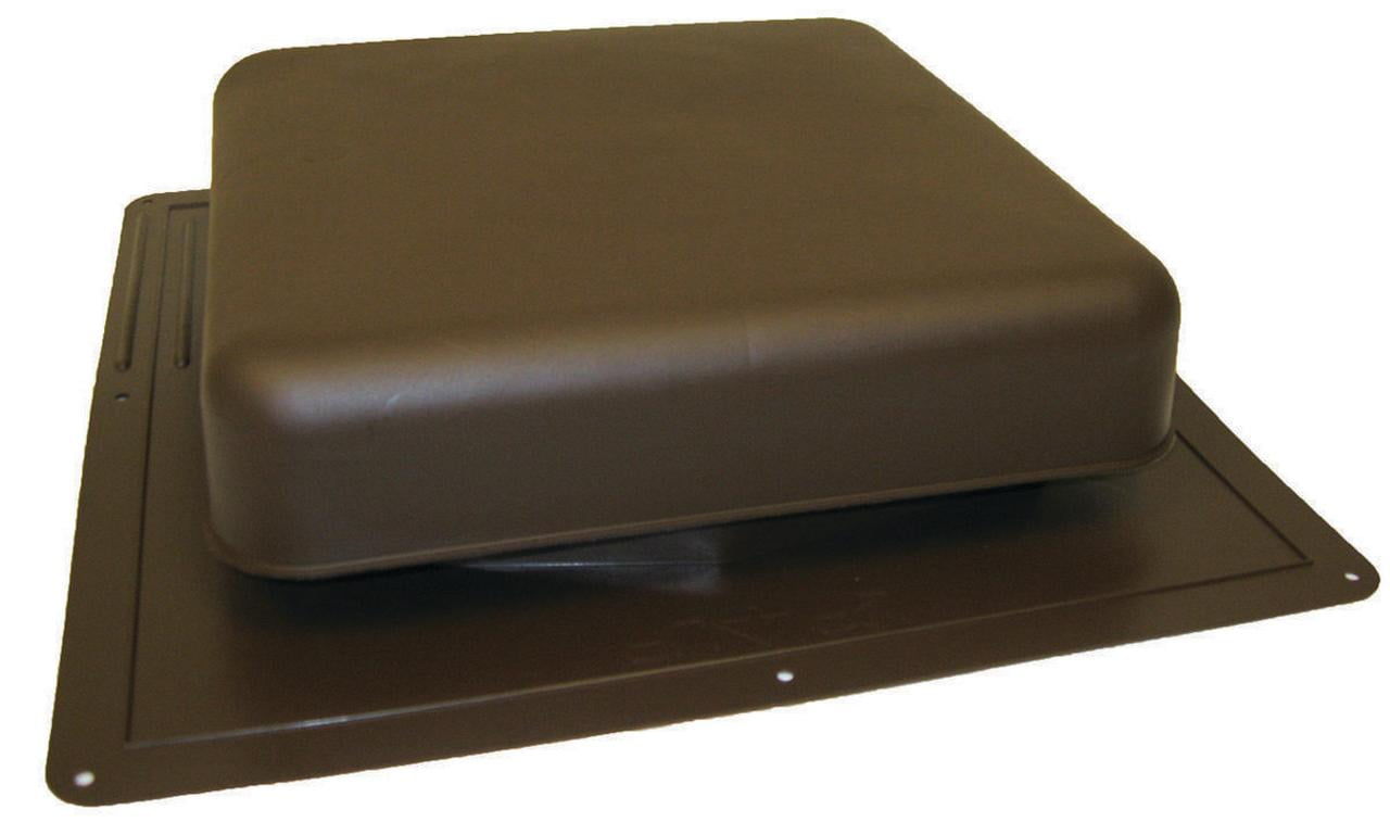 GAF Master Flow RT65BR Square Top Roof Louver, 60 sq-in, Plastic Resin by Gaf/master Flow