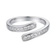 thumbnail image 1 of SIfdSeng Get it Fast Minimalist Beach Style Toe Rings Sparkling Stackable Jewelry for Girls, 1 of 2