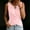 Pink, variant on MORESEC Women Plus Size Sleeveless Wrap Tank Top Cotton Linen V Neck Casual Curved Hem Solid Basic Tops for Party Summer Fashion Clothes, Light Blue 3XL