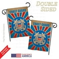thumbnail image 3 of Breeze Decor BD-MI-G-108397-IP-DB-DS02-US Coast Guard Burlap Americana - Everyday Military Impressions Decorative Vertical Garden Flag - 13 x 18.5 in., 3 of 4