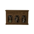 thumbnail image 3 of Alpine Furniture Newberry Wood Sideboard in Medium Brown, 3 of 4
