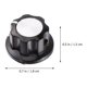 thumbnail image 2 of Kit de 15 perillas de potenciómetro con tapas giratorias y eje moleteado de baquelita, compatible con orificio Mf-A01 Wh118 (negro), 2 of 6