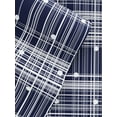 thumbnail image 5 of Comfort Canopy - 4 Piece Navy Polka Dot Patterned Bed Sheets for Full Size Bedding, 5 of 11