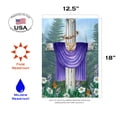 thumbnail image 2 of Toland Home Garden Religious Wilderness religious Easter Flag Double Sided 12x18 Inch, 2 of 5