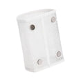 thumbnail image 1 of Dickly Pen Holder Pencil Locker Sturdy Mesh Versatile Accessories Practical Storage Box White Semi Circle, 1 of 8