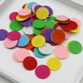thumbnail image 2 of EOEMY Craft Circle Felt Mixed Colour Round Fabric Pads Accessory Patches 15/20/30/50mm-Multicolor-250Pcs 40mm, 2 of 6
