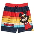 thumbnail image 3 of Disney Mickey Mouse Toddler Boys Rash Guard and Swim Trunks Outfit Set Red 5T, 3 of 5