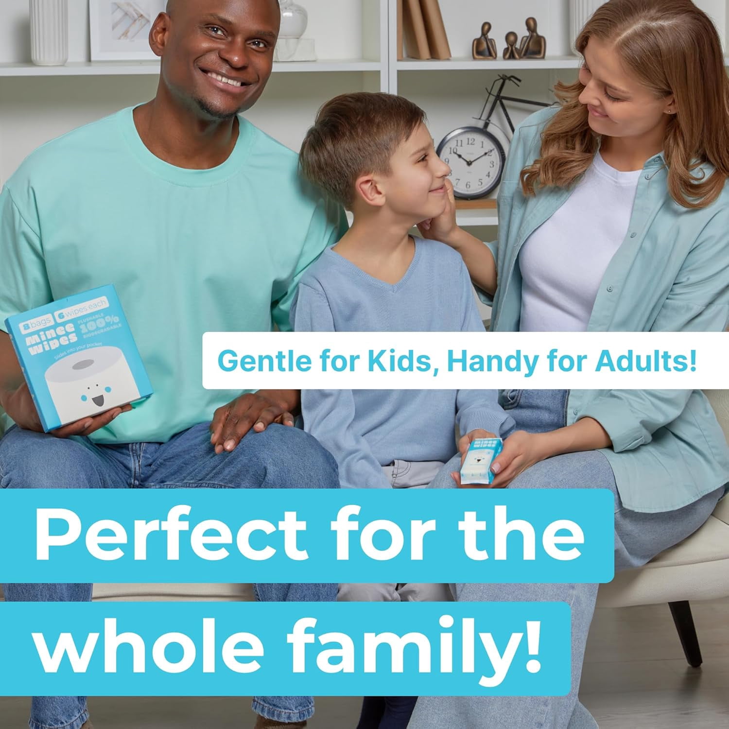 Impossibly Compact Travel Flushable Wipes with Natural Extracts - Skin-Friendly Wet Wipes, Hypoallergenic & Unscented Travel Size Butt Wipes for Adults, Kids & Baby Care - 24 Pack Total 144 Wipes