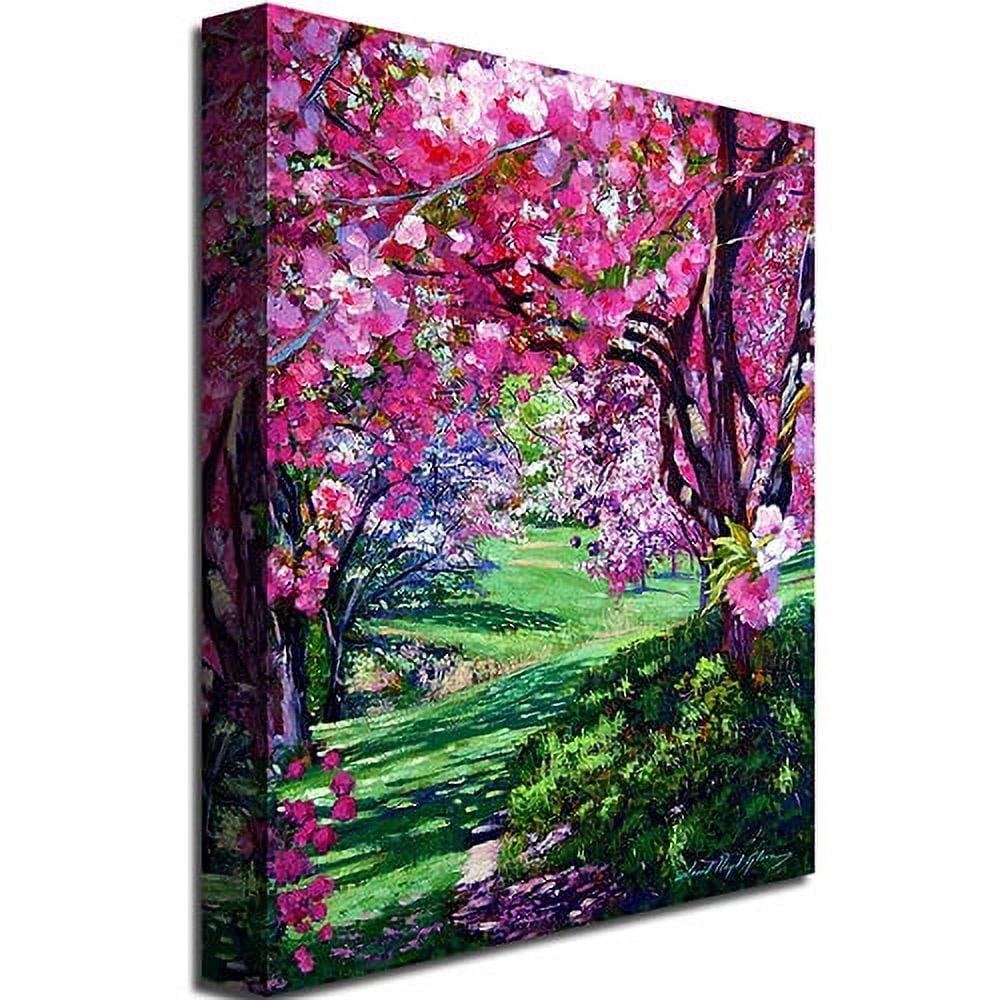 Trademark Art "Sakura Romance" Canvas Wall Art by David Lloyd Glover