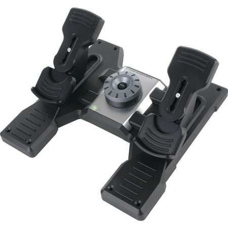 Logitech G Saitek PRO Flight Yoke System + Logitech Flight Rudder Pedals (Black)