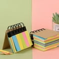 thumbnail image 4 of Newest Colorful Sticky Notes Fluorescent Paper Sticky Pads with Binding Portable Page Markers Index Tabs for Home, 4 of 5