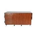 thumbnail image 2 of Arrow Companies, LLC Sydney Hydraulic XL Sewing Cabinet Teak Teak, 2 of 5