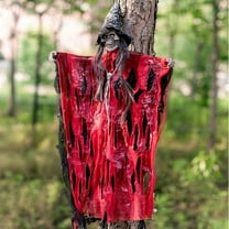 Wadada Halloween Animated Hanging Talking Witch, Sound Activated Halloween Decor Animatronic Hanging Decorations for Haunted House Prop Decor, Outdoor/Indoor Decorations (27.5 Inch)