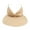 Camel, variant on SPRING PARK Summer Women's Sun Visor Sun Hat Anti-ultraviolet Elastic Hollow Top Hat for Outdoor