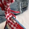 thumbnail image 6 of Lovely Lattice Shoulder Bag Sweet Underarm Bags Bows Drawstring Strap Crossbody Bag Small Purses Handbags Toted Bags, 6 of 8