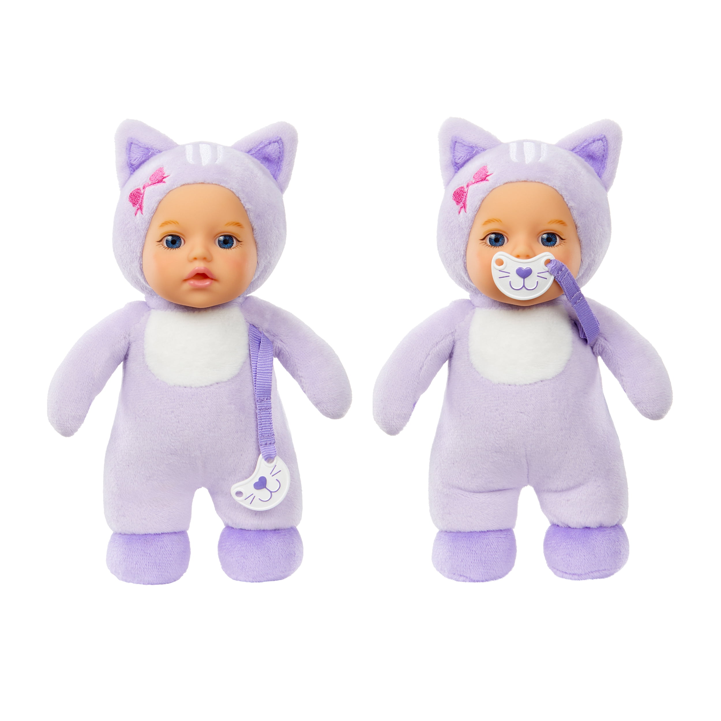 Baby Born Cozy Cuties Soft Baby Doll - Cat with Blue Eyes, Plush for Newborns Ages 0 & up