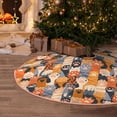 thumbnail image 5 of Balery Cat Paws Printed Christmas Tree Skirt , Merry Christmas Party Christmas Tree Decoration,Adjustable Tree Skirt-48", 5 of 6