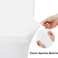 thumbnail image 4 of Mantel de mesa Smiry, 2 unidades, elastano, elástico ajustado, blanco, 4 of 8