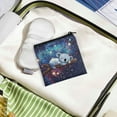 thumbnail image 3 of SEANATIVE Galaxy Koala Sanitary Napkin Storage Bag for Girls Sanitary Pads Pouches with Zipper Lightweight Period Bag for Women 2 Piece Easy to Clean Period Gifts for Girls, 3 of 7