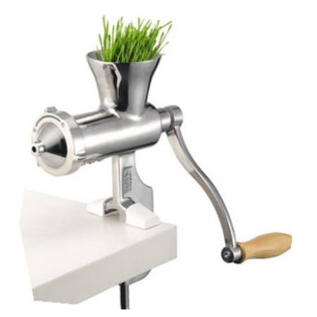 Manual Wheatgrass Juicer DIY Extractor Heavy Duty 304 Stainless Steel Auger Slow Squeezer Fruit Wheat Grass Vegetable Orange