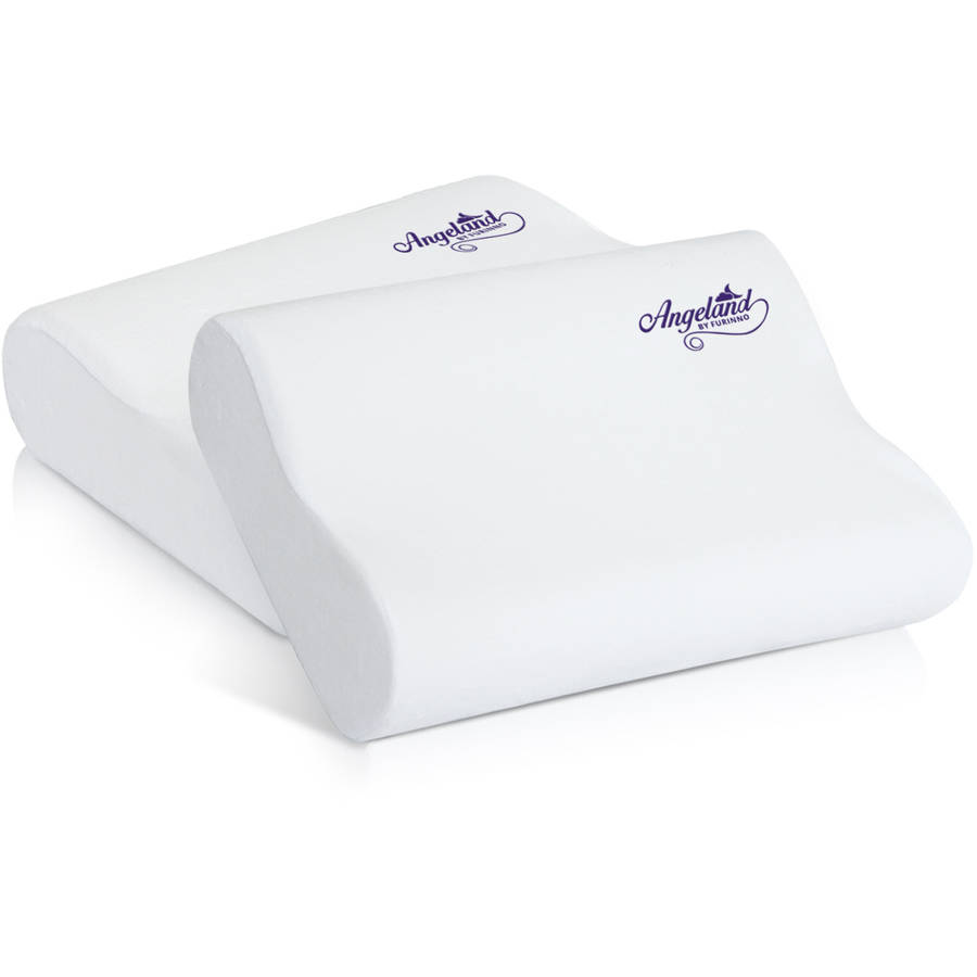 Furinno Healthy Sleep Contour Memory Foam Pillow, Set of 2