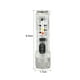 thumbnail image 3 of Mini llavero linterna con hebilla USB recargable linterna de emergencia (blanco), 3 of 5