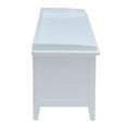 thumbnail image 4 of Bowery Hill Banc de Rangement Blanc, 4 of 6