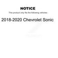 thumbnail image 2 of Transit Auto Front Coated Disc Brake Rotors and Ceramic Pads Kit for Car 2018-2020 Chevrolet Sonic KGC-100385, 2 of 11