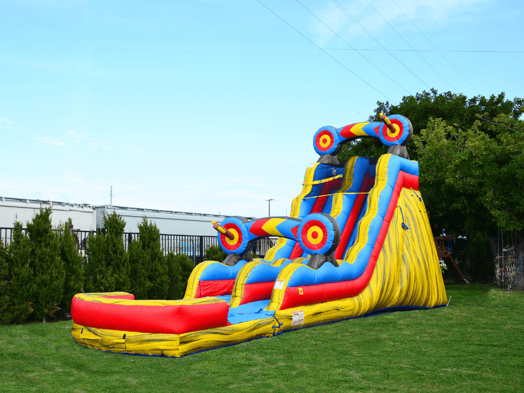 JumpOrange 19' FT Target Water Slide with Pool for Kids and Adults