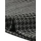 thumbnail image 5 of INSPIRAR CHIC Blusa de Cuello Barco de Cuadros de Manga 3/4 Houndstooth S Gris Oscuro, 5 of 6