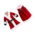 thumbnail image 3 of 2PCS Christmas Wine Bottle Cover Creative Dress Style Bottle Decor Suit, 3 of 8