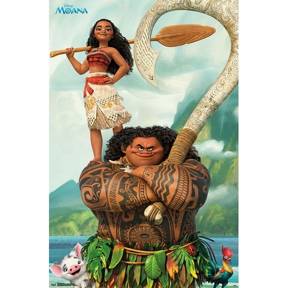 Disney Moana - Pose Wall Poster, 22.375" x 34"